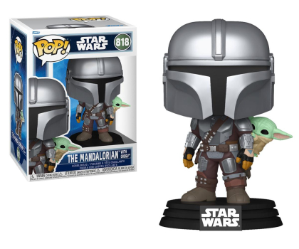 Figurka Funko POP POP Star Wars: The Mandalorian & Grogu - The Mandalorian w/G